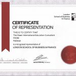 LSBF Certificate