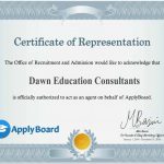 certificate of representation